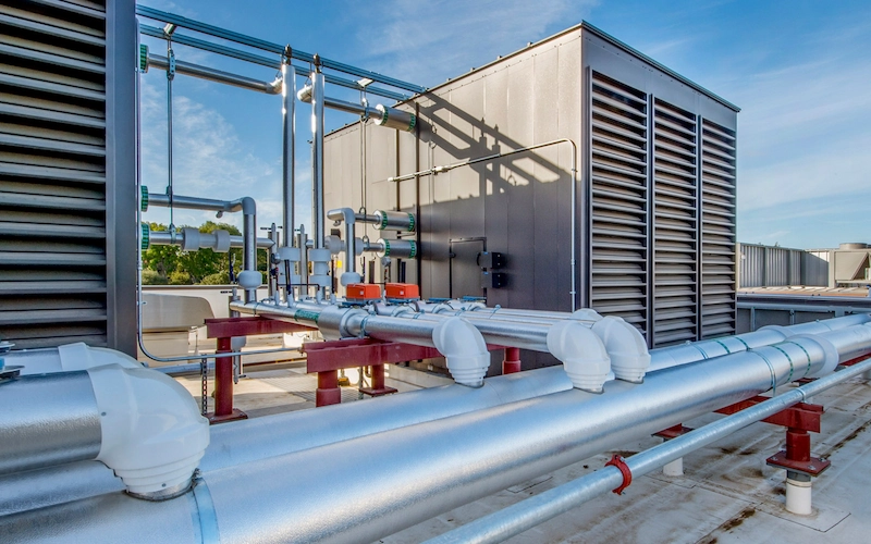 Control de clima industrial con aire acondicionado